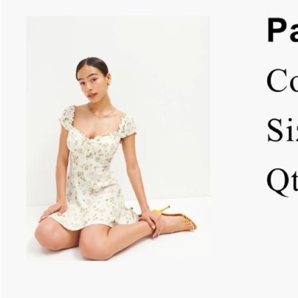 Reformation dress size 0